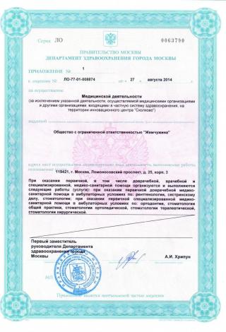 Документ клиники 2